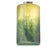 Acclaim Monet Pendant, Brass/Blue/Gold Cylindrical Glass