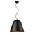 Acclaim Knell Pendant, Black/Black Metal Cone Shape/Copper