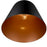 Acclaim Knell Pendant, Black/Black Metal Cone Shape/Copper
