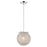 Acclaim Distratto Pendant, Chrome/Enmeshed Aluminum Wire
