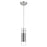 Acclaim Scope 1 Light Pendant, Brushed Nickel/Clear Glass/Mesh