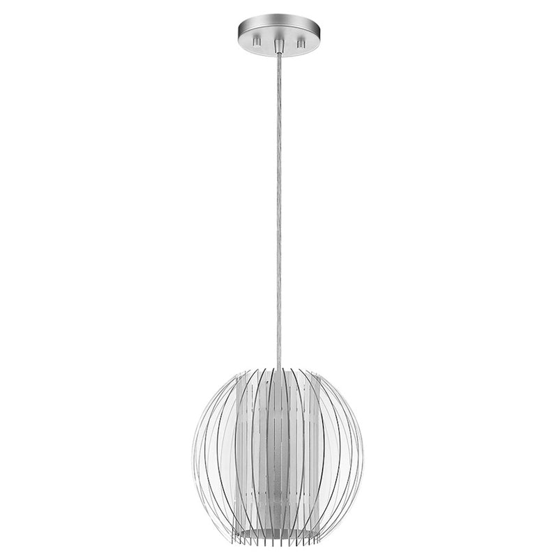 Acclaim Phoenix Pendant, Silver/Clear Acrylic And Steel