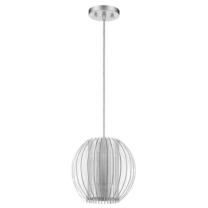 Acclaim Phoenix Pendant, Silver/Clear Acrylic And Steel