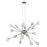 Acclaim Galaxia 16 Light Chandelier, Nickel/Spun Filament