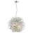 Acclaim Mingle Pendant, Chrome/Chrome Aluminum Wire