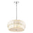 Acclaim Selene 6 Light Pendant, Chrome/Frosted Glass Discs