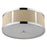 Acclaim Butler 2 Light Flushmount, Chrome/Cream/Opal Acrylic