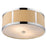 Acclaim Butler 2 Light Flushmount, Chrome/Cream/Opal Acrylic