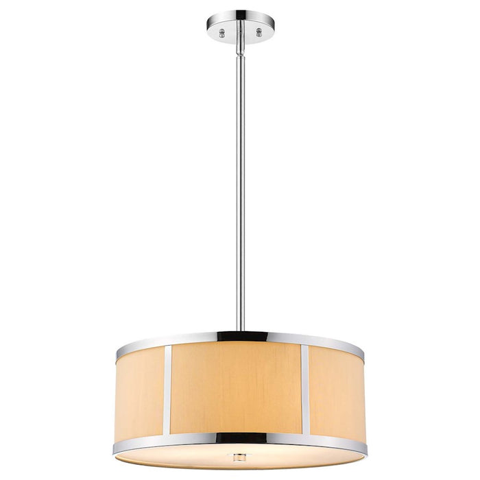Acclaim Butler 2 Light Flushmount, Chrome/Cream/Opal Acrylic