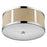 Acclaim Butler Pendant, Chrome/Cream/Opal Acrylic