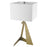 Acclaim Stratos 1 Light Table Lamp, Brass/White