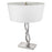 Acclaim Trend Home Table Lamp, Nickel/White Tapered Drum