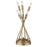Acclaim Perret 6 Light Table Lamp, Aged Brass