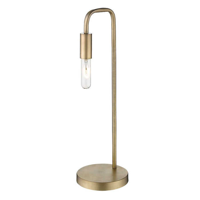 Acclaim Perret 1 Light Table Lamp, Aged Brass
