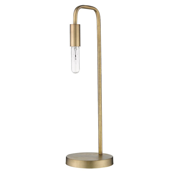 Acclaim Perret 1 Light Table Lamp, Aged Brass