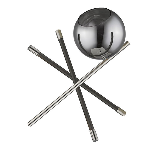 Acclaim Trend Home Table Lamp, Nickel/Smoke Glass Globe