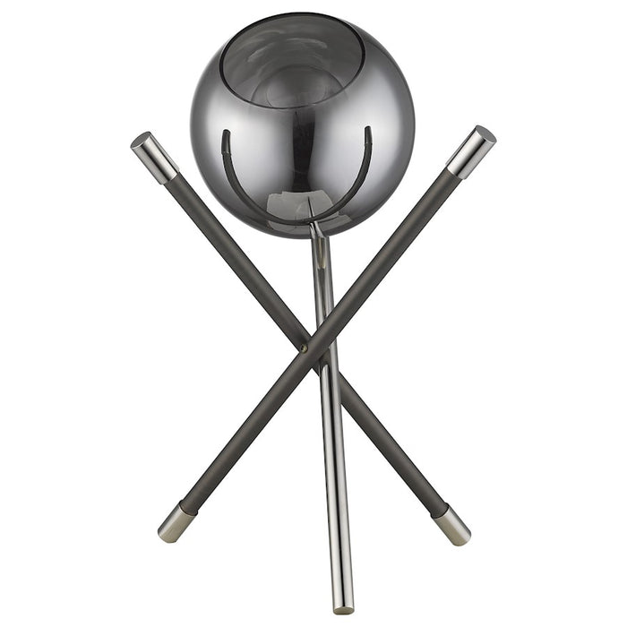 Acclaim Trend Home Table Lamp, Nickel/Smoke Glass Globe