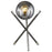 Acclaim Trend Home Table Lamp, Nickel/Smoke Glass Globe