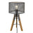 Acclaim Capprice Table Lamp, Black/Black Iron Mesh Drum
