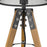 Acclaim Capprice Table Lamp, Black/Black Iron Mesh Drum