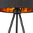 Acclaim Morenci Table Lamp, Black/Black Fabric Drum/Copper