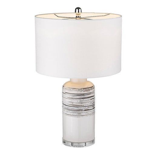 Acclaim Trend Home Table Lamp, Nickel/Seasalt Drum