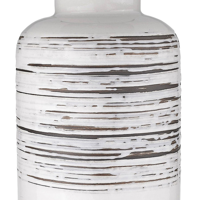 Acclaim Trend Home Table Lamp, Nickel/Seasalt Drum
