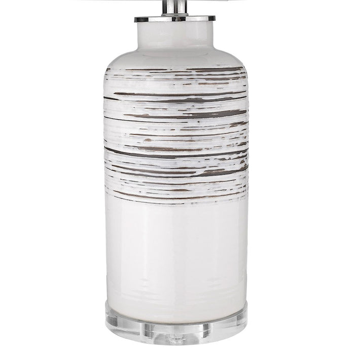Acclaim Trend Home Table Lamp, Nickel/Seasalt Drum