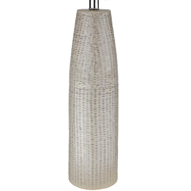 Acclaim Trend Home 16" Table Lamp, Nickel/Seasalt Tapered Drum