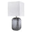 Acclaim Trend Home Table Lamp, Nickel/Seasalt Rectangular
