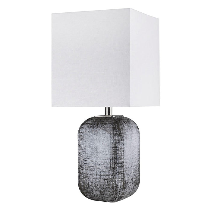 Acclaim Trend Home Table Lamp, Nickel/Seasalt Rectangular