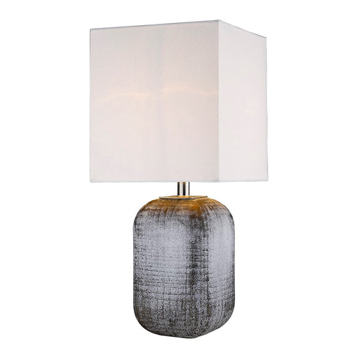 Acclaim Trend Home Table Lamp, Nickel/Seasalt Rectangular
