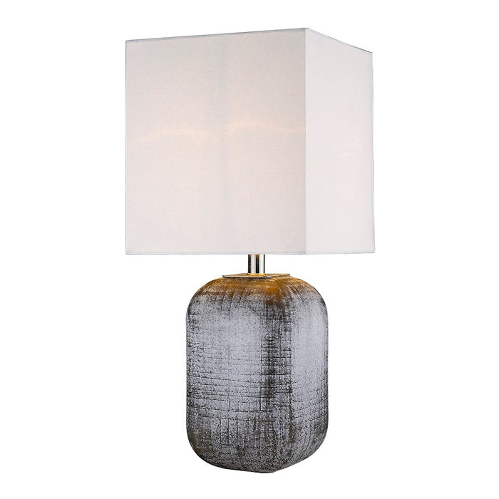Acclaim Trend Home Table Lamp, Nickel/Seasalt Rectangular