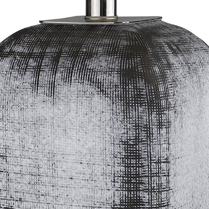 Acclaim Trend Home Table Lamp, Nickel/Seasalt Rectangular