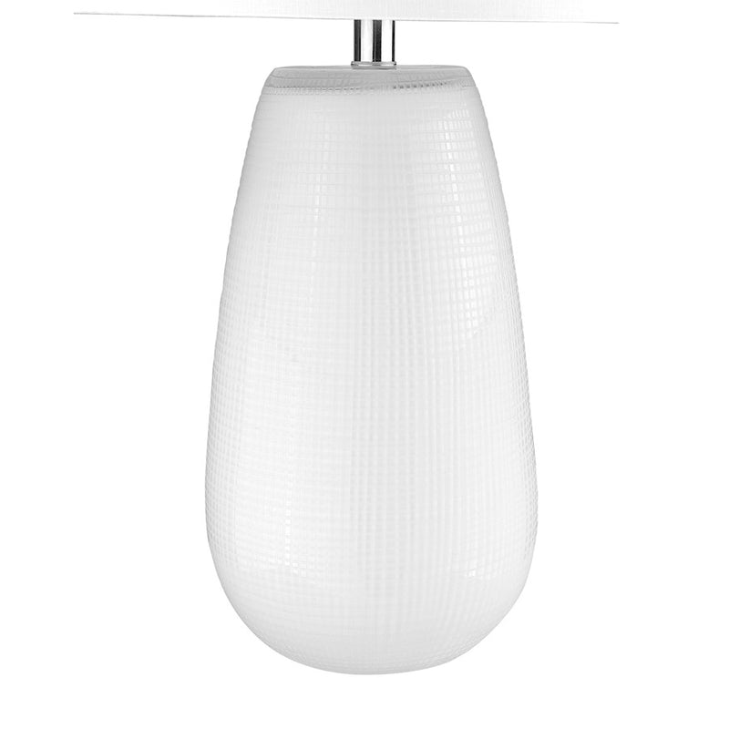 Acclaim Trend Home 16" 1 Light Table Lamp, White/Seasalt Drum
