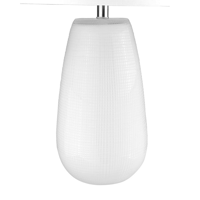 Acclaim Trend Home 16" 1 Light Table Lamp, White/Seasalt Drum