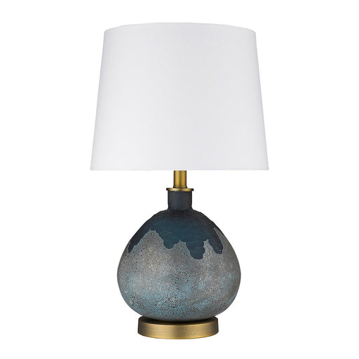 Acclaim Trend Home Table Lamp, Brass Cream