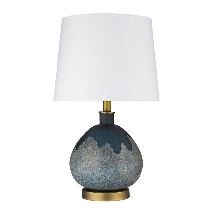 Acclaim Trend Home Table Lamp, Brass Cream