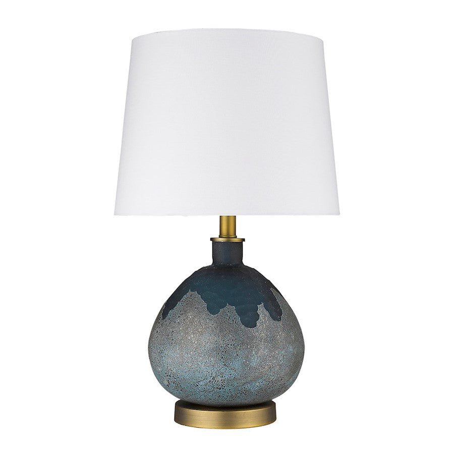 Acclaim Trend Home Table Lamp, Brass Cream