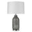 Acclaim Trend Home 15" 1 Light Table Lamp, Nickel/Seasalt Drum