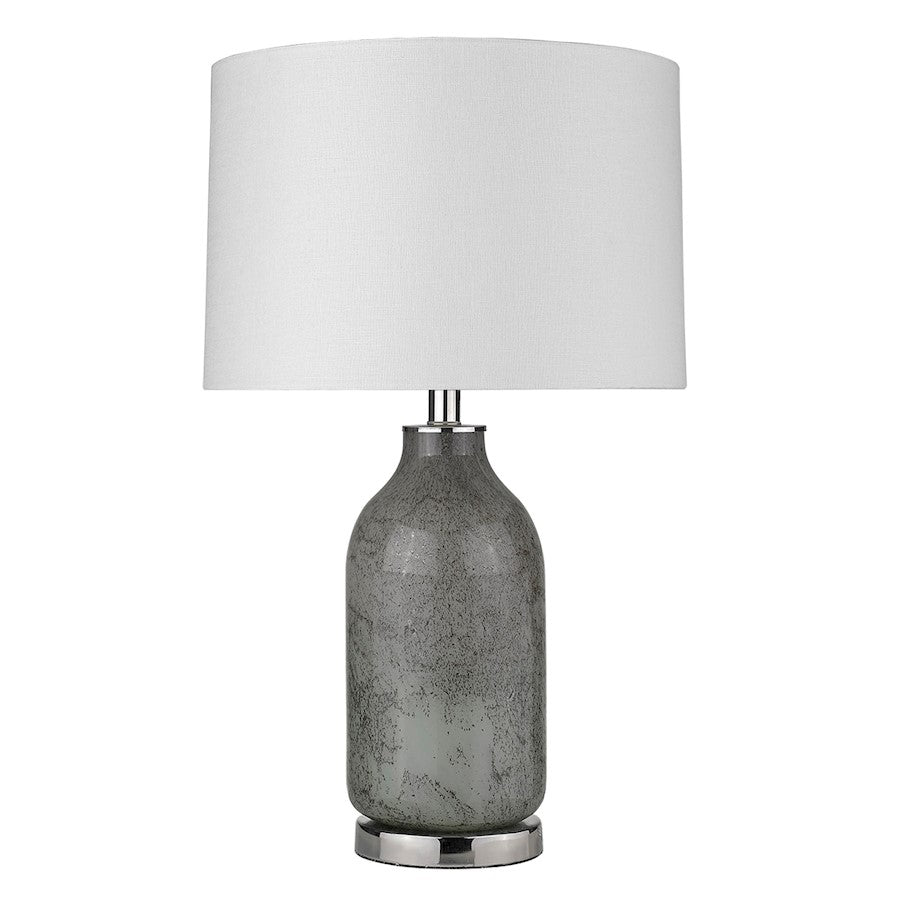 Acclaim Trend Home 15" 1 Light Table Lamp, Nickel/Seasalt Drum