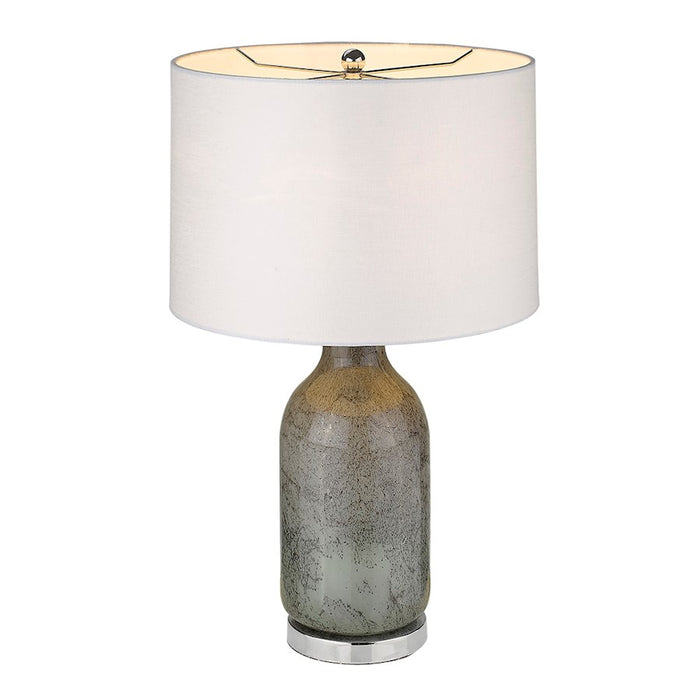 Acclaim Trend Home 15" 1 Light Table Lamp, Nickel/Seasalt Drum