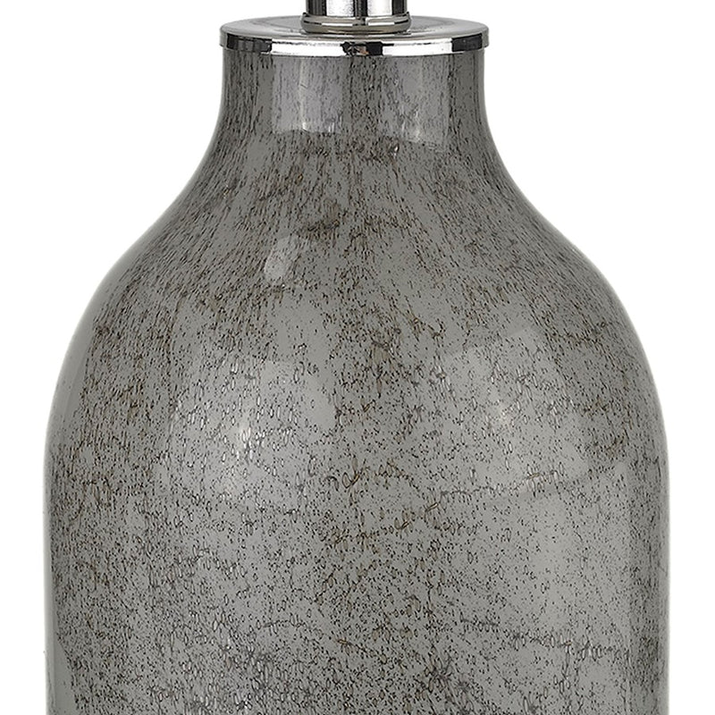 Acclaim Trend Home 15" 1 Light Table Lamp, Nickel/Seasalt Drum