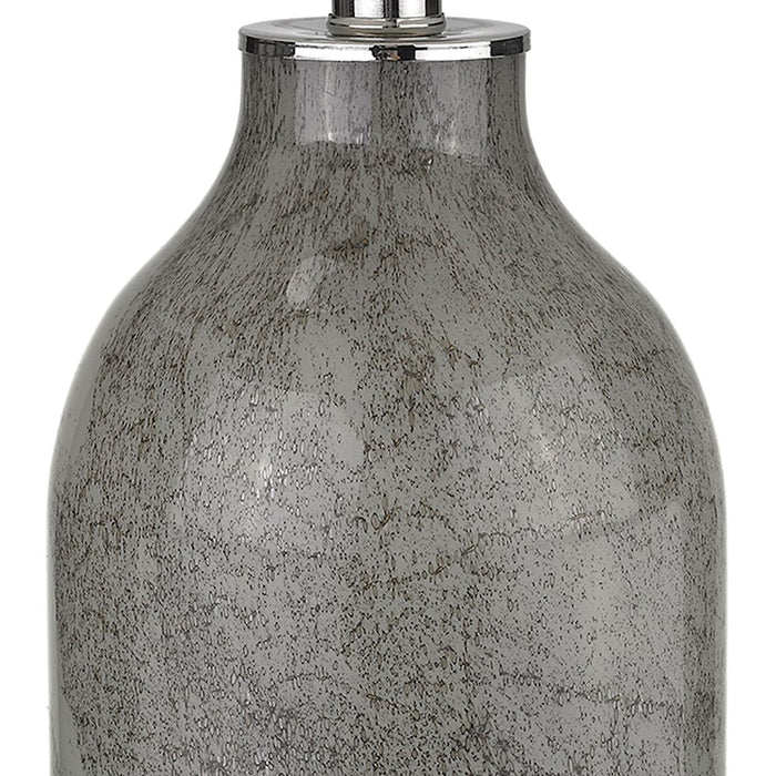 Acclaim Trend Home 15" 1 Light Table Lamp, Nickel/Seasalt Drum