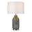 Acclaim Trend Home 15" 1 Light Table Lamp, Nickel/Seasalt Drum