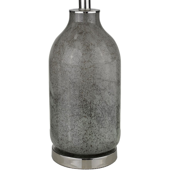 Acclaim Trend Home 15" 1 Light Table Lamp, Nickel/Seasalt Drum