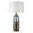 Acclaim Trend Home 31" Table Lamp, Brass/Seasalt Tapered Drum