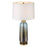 Acclaim Trend Home 31" Table Lamp, Brass/Seasalt Tapered Drum