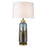 Acclaim Trend Home 31" Table Lamp, Brass/Seasalt Tapered Drum