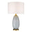 Acclaim Trend Home 1 Light Table Lamp, Brass/Cream Linen Drum